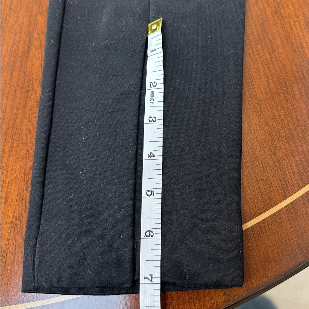 COS Black Straight Leg Tailored Pants Front Slit Minimalist - Picture 7 of 12